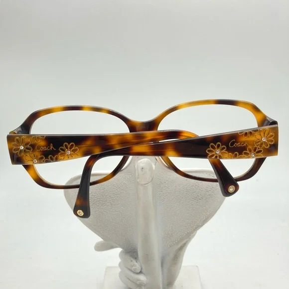 Coach Tortoise Oval Sunglasses Frames HC8011B - Picture 4 of 7